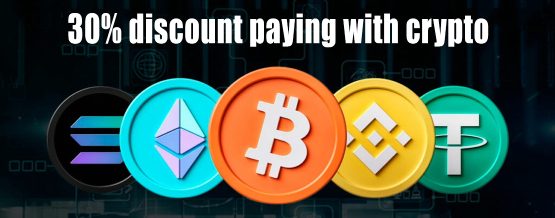 Crypto payments discount
